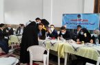 میز خدمت ادارات ، نهادها و انتقال خون گیلان در پنجمین روز دهه فجر در مصلی رشت