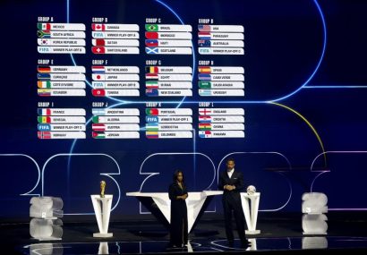 مراسم قرعه کشی جام جهانی 2026 برگزار شد/ایران ، بلژیک ، مصر و نیوزلند هم گروه شدند مراسم قرعه کشی جام جهانی ۲۰۲۶ برگزار شد/ایران ، بلژیک ، مصر و نیوزلند هم گروه شدند