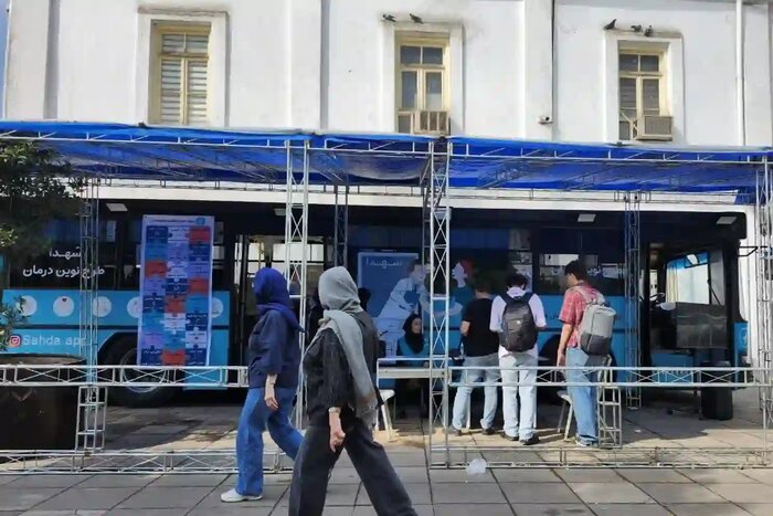 میزبانی از اهداکنندگان خون رشت خدمتی جدید از سهدا در قلب شهر رشت
