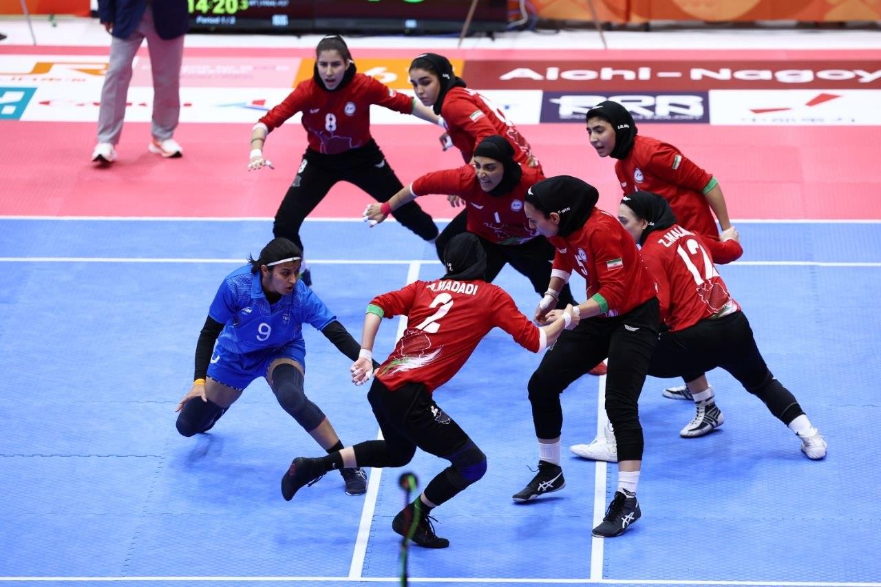دختران کبدی ایران نقره ای شدند