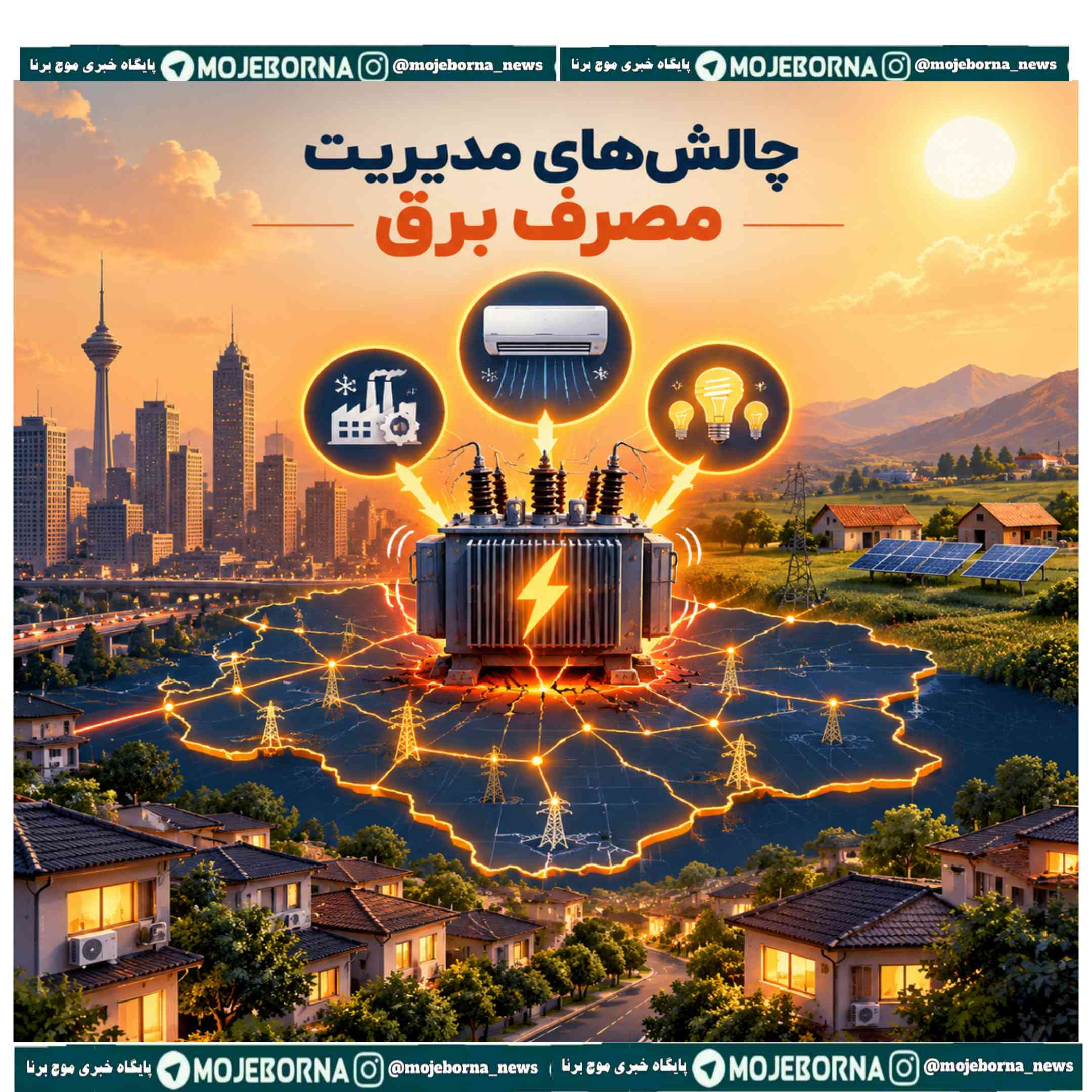 چالش‌های مدیریت مصرف در دوره‌های پیک مصرف برق در استان ؛ مدیریت مصرف سرمایه گذاری برای آینده